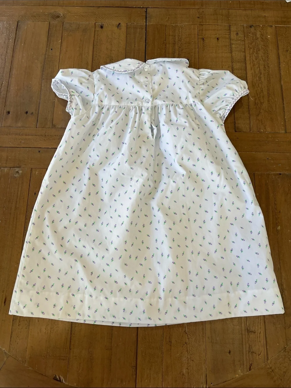 The Beaufort bonnet company adaire valley rd purple rosebud dress girls 6